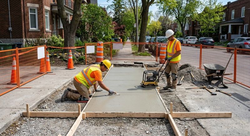 Sidewalk Concrete Service
